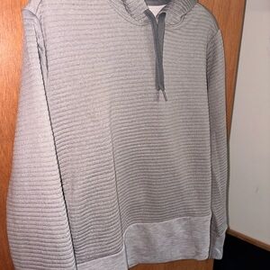 Nike Dri-Fit Gray Ribbed Hoodie